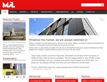 Tablet Screenshot of michaellonsdale.com